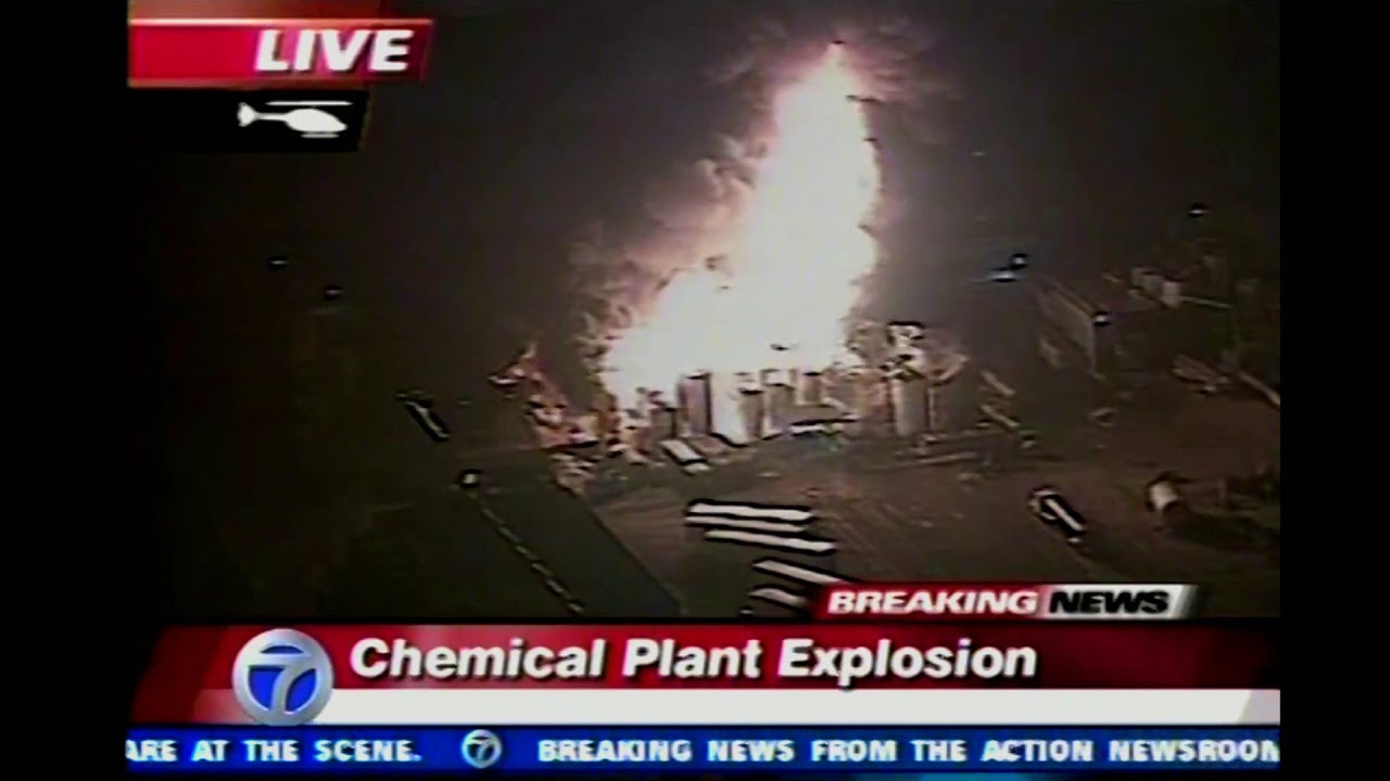 Fire and explosion at Michigan Chemical Plant  8-10-2005.