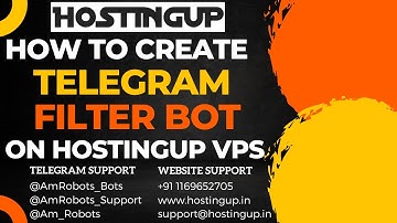 Deploy Filter Bot On Hostingup  VPS ⚡  Telegram Bot  How To Host Your Telegram Bot 24/7 On Hostingup