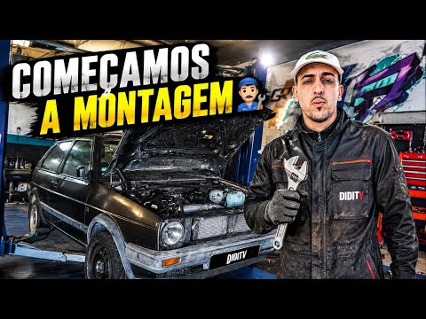 WE STARTED BUILDING OUR 1.8 TURBO GOLF MK2 !!! 👹 | DIDITV