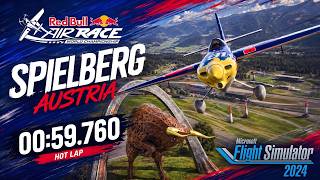 Microsoft Flight Simulator 2024 Red Bull Air Race Spielberg 00:59.760