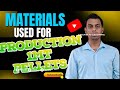 Materials Used For production 1MT Pellets