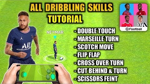 All Dribbling Skills Tutorial | eFootball Pes 2021 Mobile