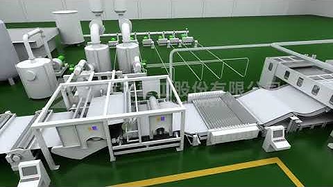 HTHI Cross Spunlace Production Line with two cardings and two crosslappers