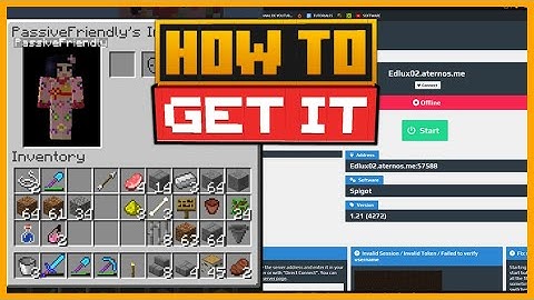 🟨 HOW to SEE the PLAYERS INVENTORY in your ATERNOS MINECRAFT SERVER