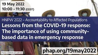 Famous Lessons from COVID-19 response: The importance of using community-based data in emergency response Net Worth