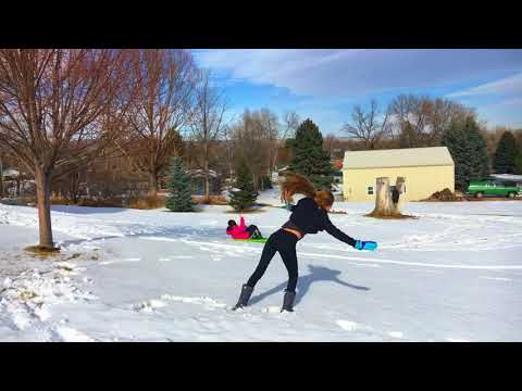 Snow Tumbling Video