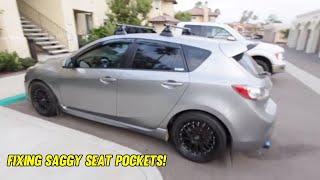 DIY FIX: Stupid SAGGY Back Seat Pocket! ORDER VELCRO HERE: http://amzn.to/2ty6wVI SEND ME SNAPS || camalford Follow me on Instagram: @cameronalford Twitter: @