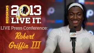 Robert Griffin III Post Practice Press Conference: 08/21/13