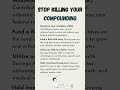 Stop Letting Taxes Kill Your Compounding #wealth #success #shotrs #financeshorts
