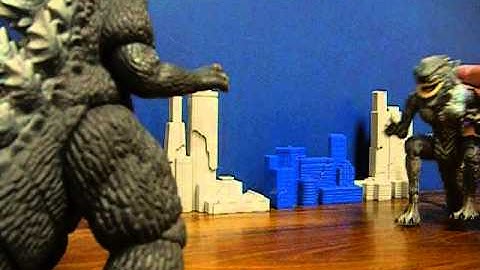 Godzilla vs. Zilla (Final Wars): Toy Footage