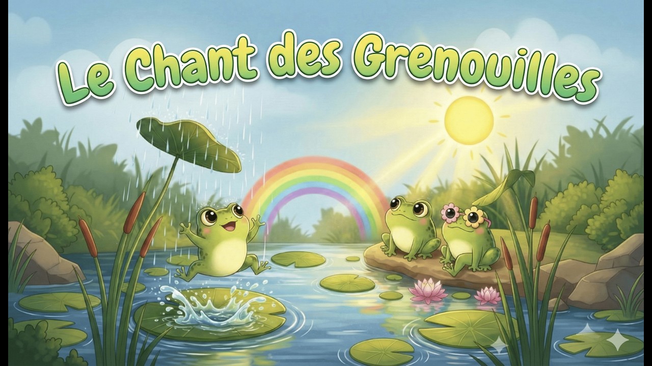 🌈 Le Chant des Grenouilles - Comptine joyeuse pour enfants et bébés