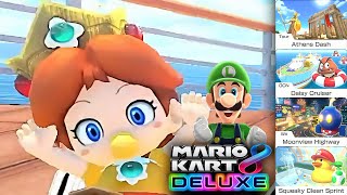 Mario Kart 8 Deluxe Baby Daisy Gameplay Feather Cup