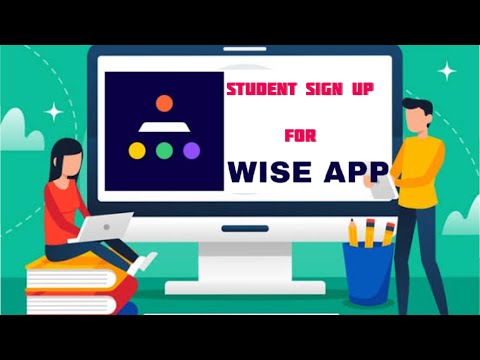 student sign up or login for wise app