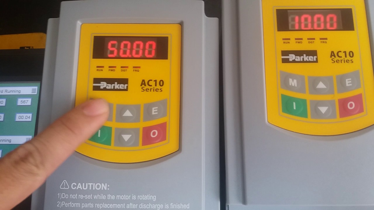 AC10 Parker MT6070 HMI - YouTube