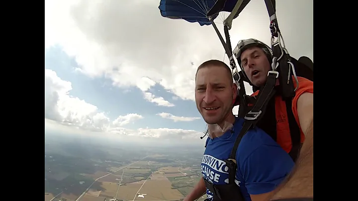 Matt Brinkman goes skydiving at the Skydive Flying...