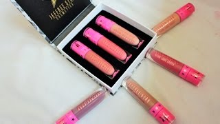 NEW JEFFREE STAR VELOUR LIQUID LIPSTICKS LIP SWATCHES \/ REVIEW