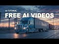 How to Create Cinematic AI Videos for FREE!
