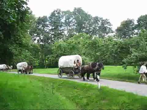 16. Historischer Besiedlungszug 2009 auf den Spuren unserer Vorfahren in Mittelsachsen unterwegs.