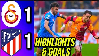 GALATASAY 1  - ATLÉTICO DE MADRID 1 | HIGHLIGHTS & GOALS | CHAMPIONS LEAGUE 2025/26