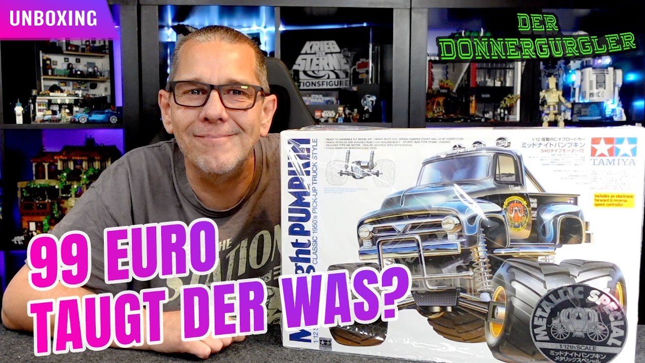 Tamiya 1:12 RC Midnight Pumpkin Metallic - Chrome - unboxing – der RC-Klassiker für 99€