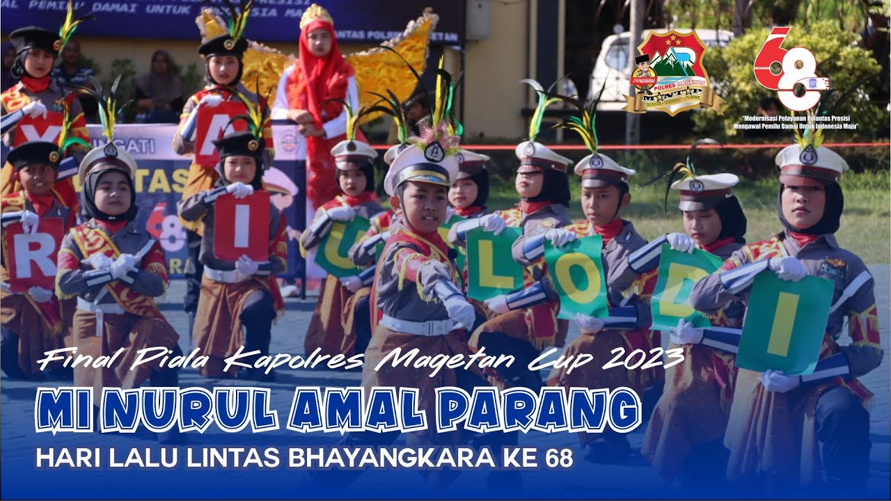 MIN NURUL AMAL PARANG !!!FINAL LOMBA POLISI CILIK KAPOLRES MAGETAN CUP TAHUN 2023