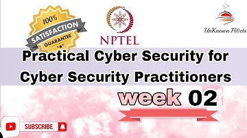 PRACTICAL CYBER SECURITY FOR CYBER SECURITY PRACTITIONERS WEEK 2  NPTEL 2025 l #nptel #nptelanswer