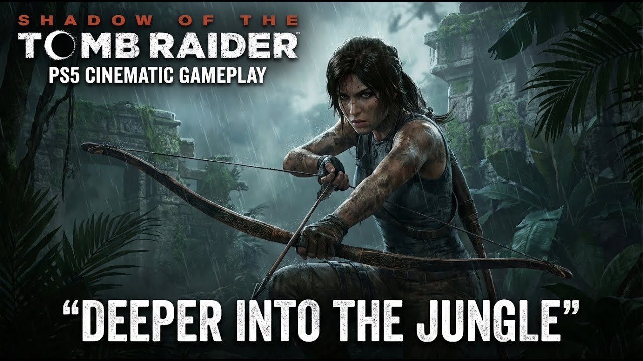 Shadow of the Tomb Raider PS5 Gameplay - Definitive Edition Full Walkthrough Part 2 | 4K 60FPS