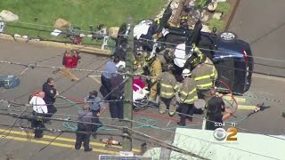 Car Flips In Rahway
