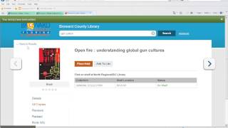 Broward County Library Catalog Part 2 2.20.13