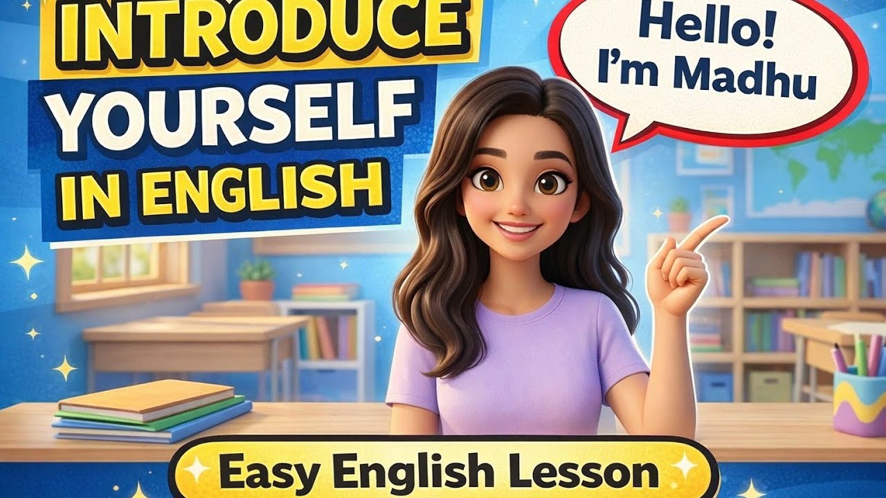 Introduce Yourself in English | Easy English for Beginners: Lesson 1