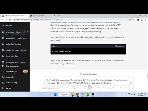 16  Aggregate and Plot Timeseries Data with ChatGPT
