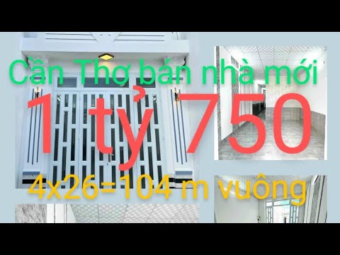 Video Cần Thơ Bán căn nhà mới xây xong gần Đại học y dược... - youtube