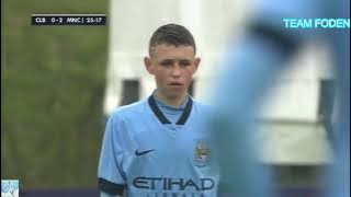 14 Years Old Phil Foden Magic in Man City vs Club Brugge Match | Team Foden