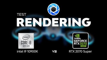 CPU vs GPU Rendering Test i9 10900K and RTX 2070 Super in Keyshot 9.3 !