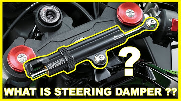 What is a STEERING DAMPER ?? HOW does it work ? All explained 🔥🔥