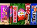 Satisfying Video ASMR Unboxing GIANT Sweets Chocolate and Rainbow Lollipops with Candy Cutting Asmr
