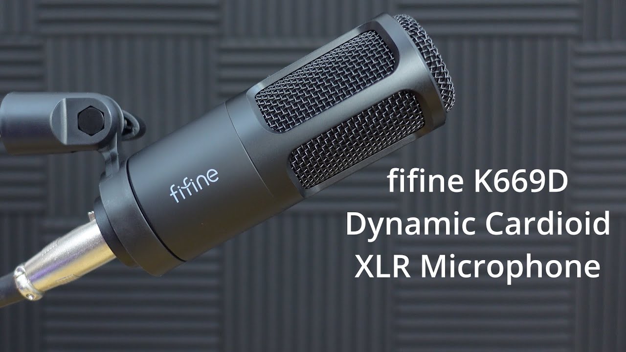 FIFINE K669C XLR Microphone Mic for Recording/Streaming/Podcast