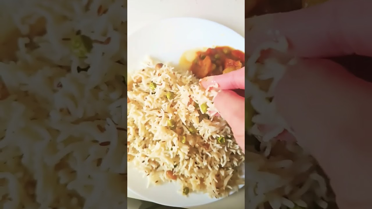 Veg 🍛 #sattvicfood #asmr #food #vegan #prasad #prasadam #thali #recipe  #birthday #top #viralvideo