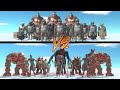 Demons vs Monkeys - Animal Revolt Battle Simulator