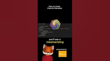 This Code Creates a Colorful Spiral: Watch It in Action!  #PythonProjects #VisualEffects