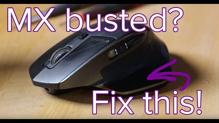 Logitech MX Master Mouse Not Tracking - Gesture Button Fix