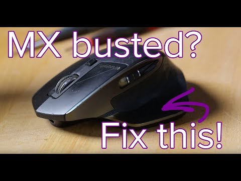 Logitech MX Master Mouse Not Tracking - Gesture Button Fix