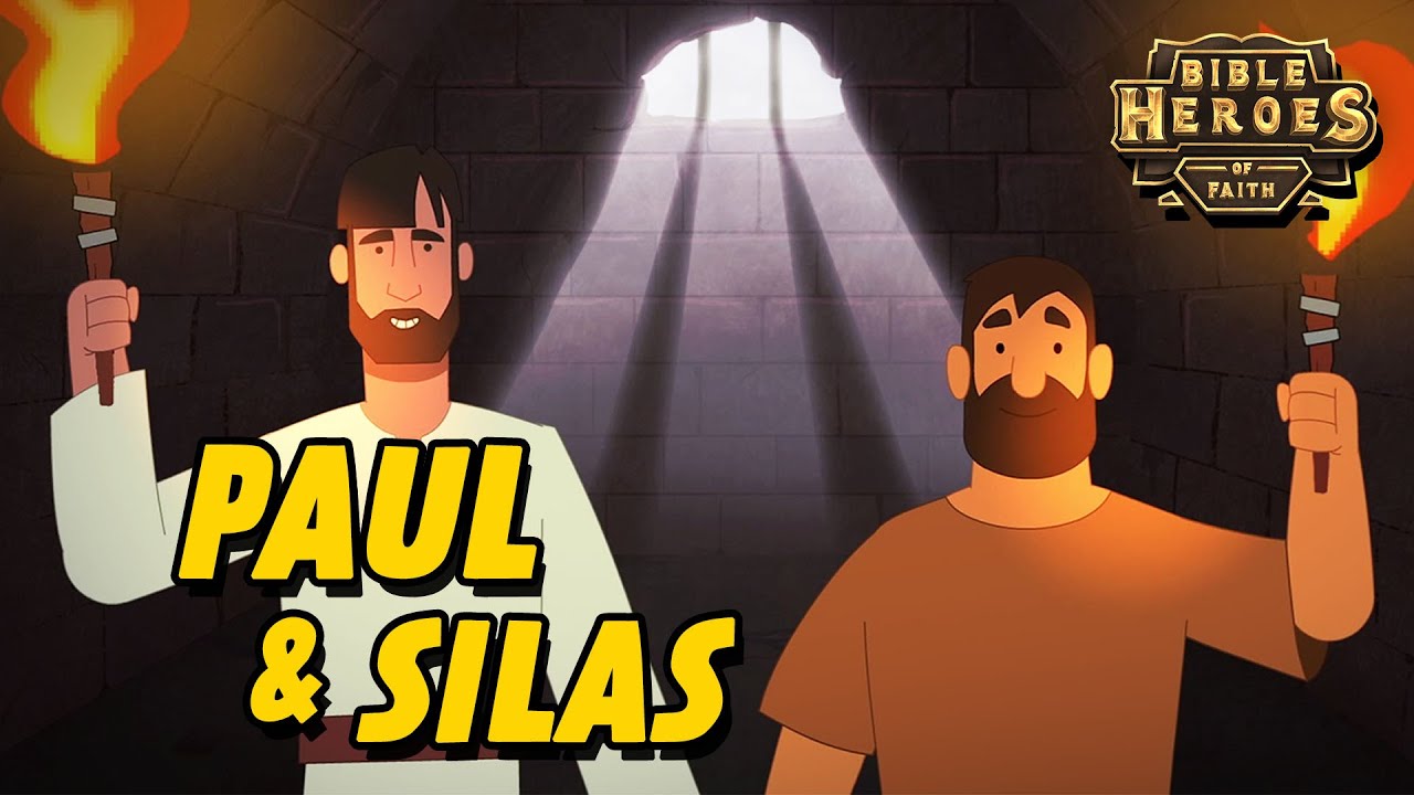 Paul and Silas in Prison | Animated Bible Story for Kids | Bible Heroes of Faith [Episode 11]