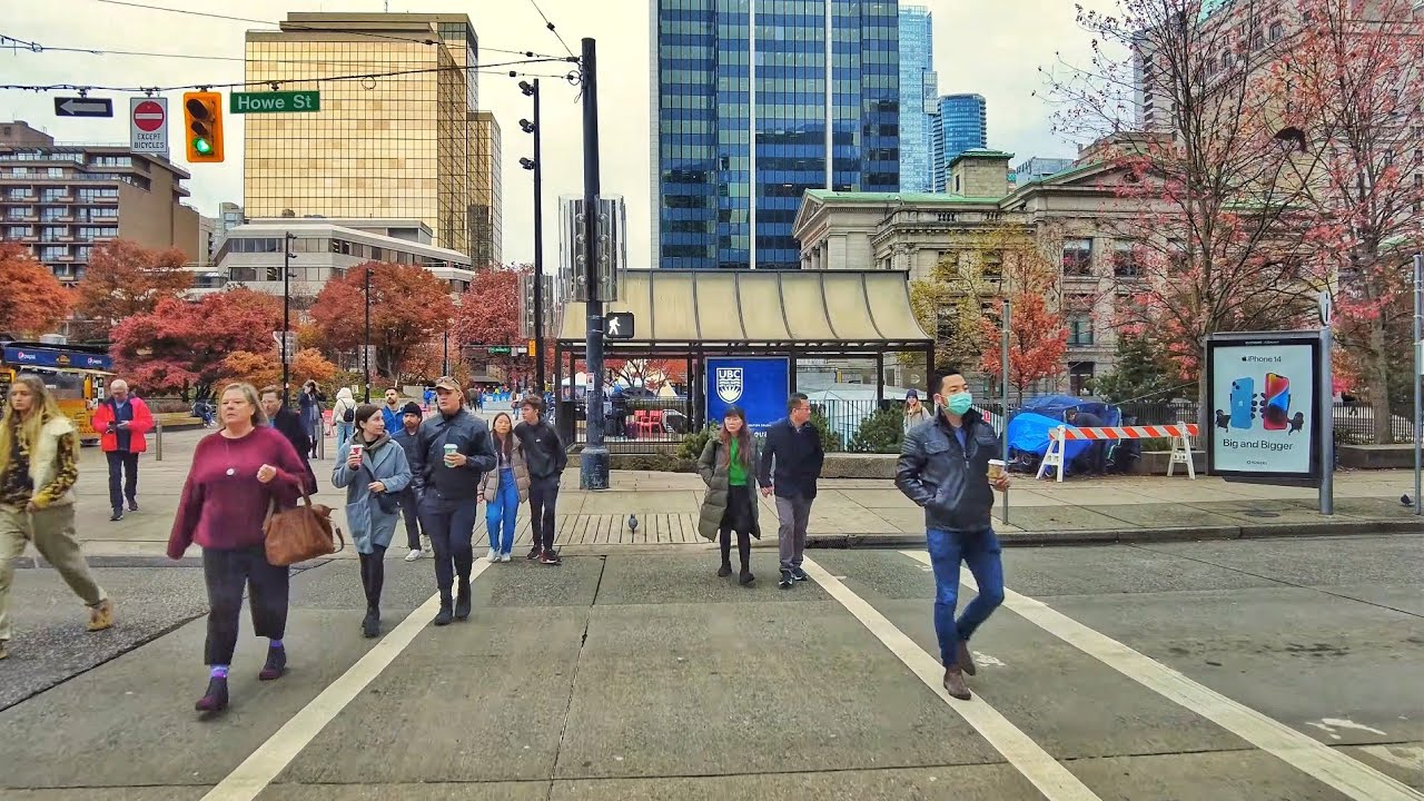Vancouver Walk Downtown Vancouver to West End YouTube