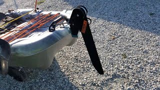 Pelican Catch 100 DIY Custom Kayak Skeg