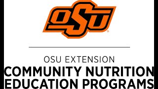 Community Nutrition Education Programs