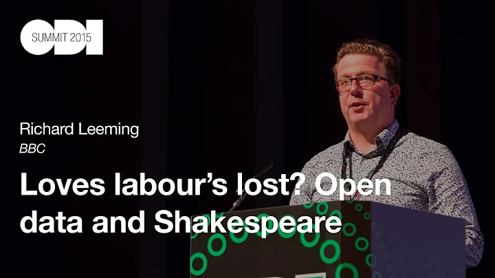 Loves labours lost? Open data and Shakespeare: Ric...