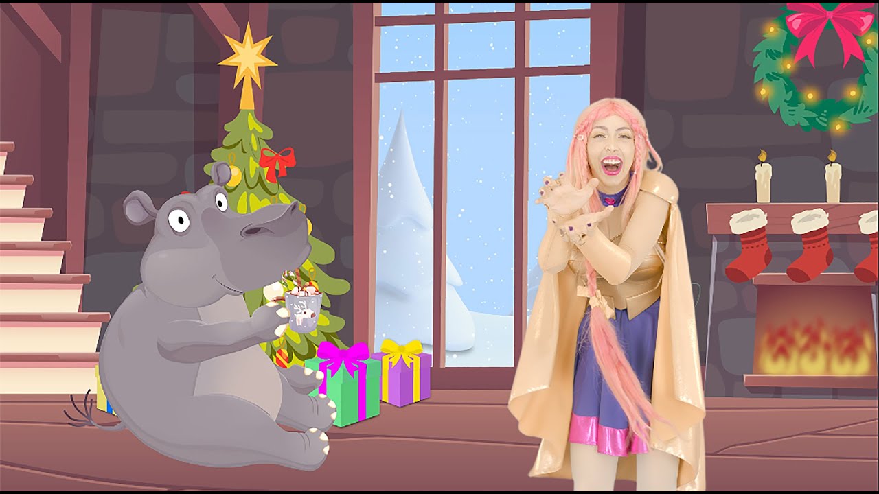 Luli Pampín - YO QUIERO UN HIPOPOTAMO PARA NAVIDAD 🎅🏽🦛 (Official Video