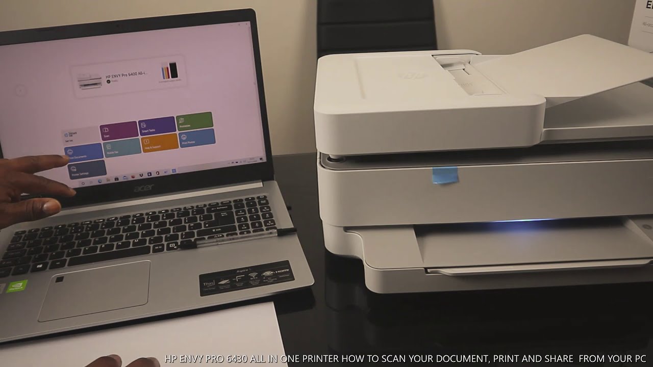 how to scan from printer to computer hp envy