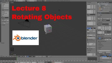 How to Rotate objects in blender Tutorials Lecture 8 l Rotating objects l Blender basics